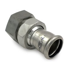 Unionkoppling invändig 1 muff M-press rostfri R40 x 42 mm