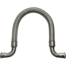 U-böj flexslang 2 muffar rostfri M-press 18 mm