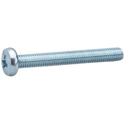 Fast Maskinskruv med mutter 10-pack M6 x 60 mm
