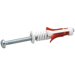 Fast Duomaxplugg skruv inkluderad 4-pack 6 mm x 50 mm