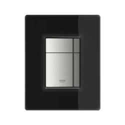 Tryckplatta Skate Cosmopolitan sammetssvart glas, GROHE