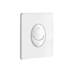 Tryckplatta Skate Air vit plast, GROHE