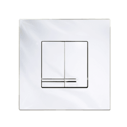 Tryckplatta Delos XS blank krom plast, Gustavsberg