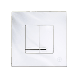 Tryckplatta Triomont XS blankkrom metall, Gustavsberg