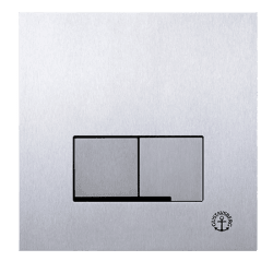 Tryckplatta Delos XS rostfri metall, Gustavsberg