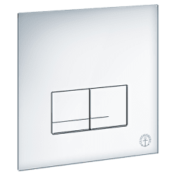 Tryckplatta Triomont XS vit glas, Gustavsberg