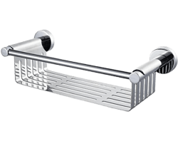 Flaskeholder dusj rett, vegg, Kosmos Krom