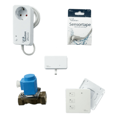 Lekkasjesikring sett med 1 stk. NO ventil 3/4" trådløs, Leak Solution