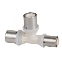 T-rör reducerande 3 muffar alupex bravo press 32 mm x 26 mm x 26 mm