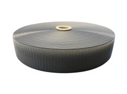 Kardborreband krokband grå 50 mm x 25 m