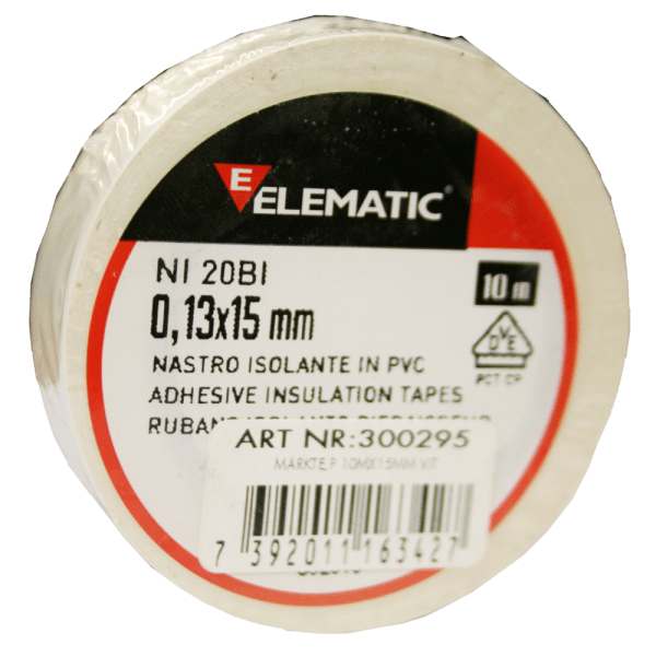 Zoom bild av Märktejp vit 15 mm (10 m), Amiga