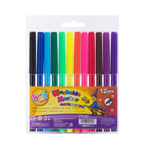 Zoom bild av 12 colors pennor