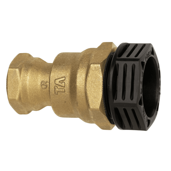 Zoom bild av Rak koppling 402 mässing invändig R20 x 25 mm, PRK