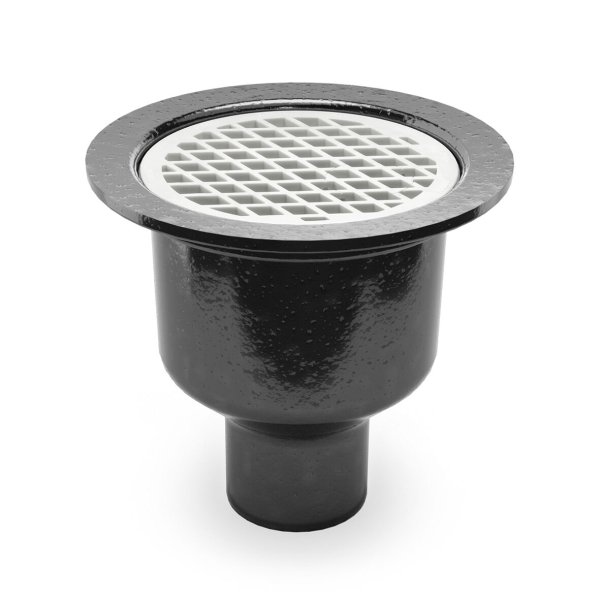 Zoom bild av Golvbrunn Heavy 110 E med bottenutlopp 110 mm, Purus