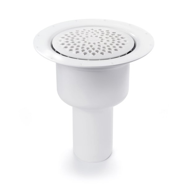 Zoom bild av Golvbrunn Brage med bottenutlopp 75 mm, Purus