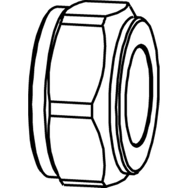 Zoom bild av Tryckmutter FPL373 1 koppling x invändig 22 mm x M28, FPL
