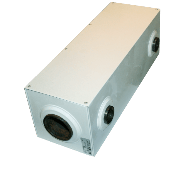 Zoom bild av Elkassett isolerad för 1 elpatron R50 max 9 kW 4 x R25, RELEK