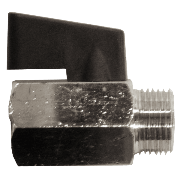 Zoom bild av Kulventil med vred förkromad invändig x utvändig R10, Itap