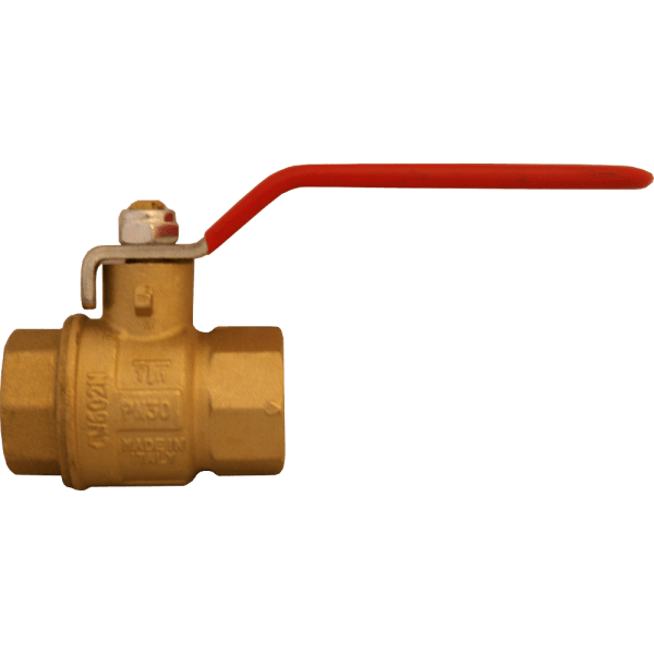 Zoom bild av Kulventil CIM 17 CR med fullt genomlopp och långt handtag invändig R32, Cimberio