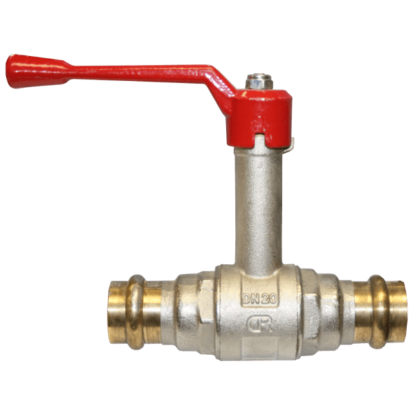 Zoom bild av Kulventil CIM 1224 CRNL med höghals V-press 28 mm, Cimberio