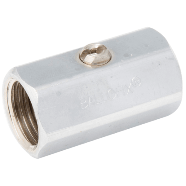 Zoom bild av Kulventil utan vred förkromad invändig R20, Ballofix