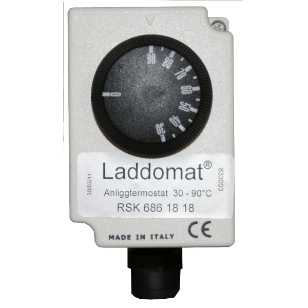 Zoom bild av Laddomat anliggningstermostat 30 - 90 °C, Termoventiler