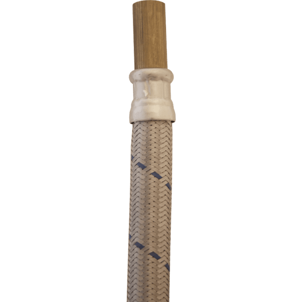 Zoom bild av Anslutningsslang 6030 Diffuflex diffusionstät för värme/kyla rak slätända 22 mm (1000 mm), Beulco