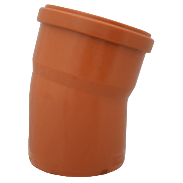 Zoom bild av Böj 15° med 1 muff PP 200 mm, Pipelife