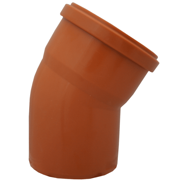 Zoom bild av Böj 30° med 1 muff PP 200 mm, Pipelife