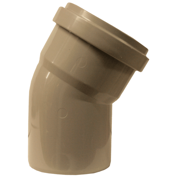 Zoom bild av Böj 30° med 1 muff PP/HT 110 mm, Nordic Pipelife