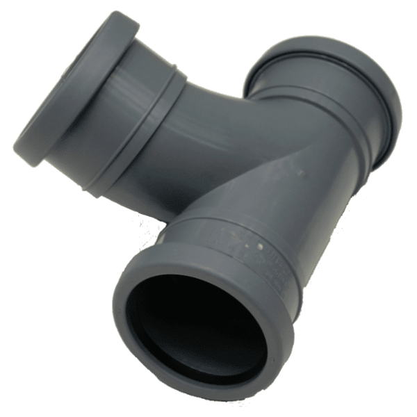 Zoom bild av Grenrör 88° med 3 muffar PP/HT 110 mm, Nordic Pipelife