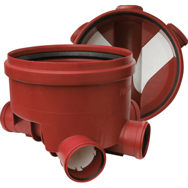 Zoom bild av Tillsynsbrunn IC400 3 inlopp 400 mm x 110 mm, Pipelife