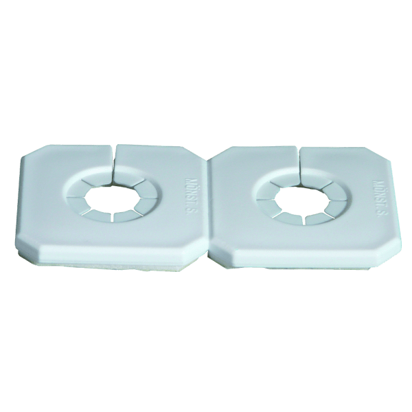 Zoom bild av Täckbricka Duo-täck dubbel vit c/c 40 mm 10-18 mm, Purus