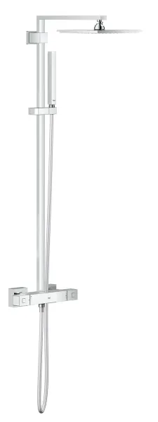 Zoom bild av Duschsystem Euphoria Cube System 230 med termostatblandare för väggmontering, Grohe