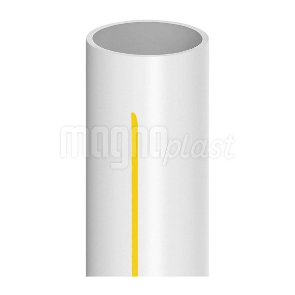 Zoom bild av Rör utan muff PP 58 mm x 3000 mm, Skolan safe