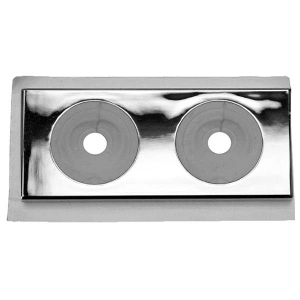 Zoom bild av Vulkbricka Falu 50435 dubbel krom c/c 40 mm 12-16 mm, Faluplast