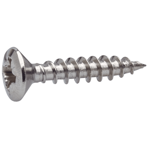 Zoom bild av VVS-skruv kryss A2 5,5 mm x 60 mm 4 st, FAST