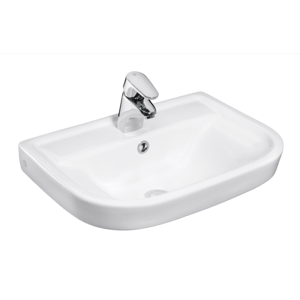 Zoom bild av Tvättställ 2560 ROT- för bult/konsolmontage 56 cm, Gustavsberg