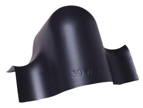 Zoom bild av Böj 90° PVC svart 32 mm x 114 mm, Danmat
