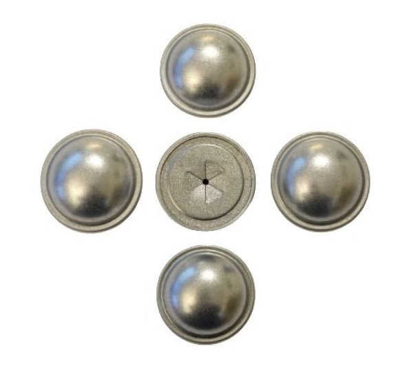 Zoom bild av Kupolbricka Dome Cap elförzinkat 2,7 mm x 38 mm (1000 st)