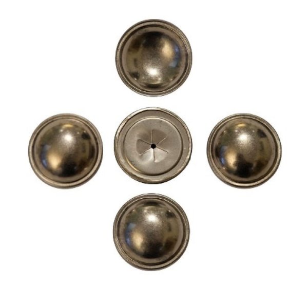 Zoom bild av Kupolbricka Dome Cap rostfri syrefast 2,7 mm x 38 mm (1000 st)