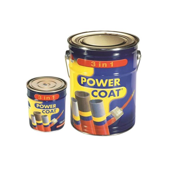 Zoom bild av Rostskyddsfärg 3-i-1 svart RAL 9005 (5 l), Power Coat