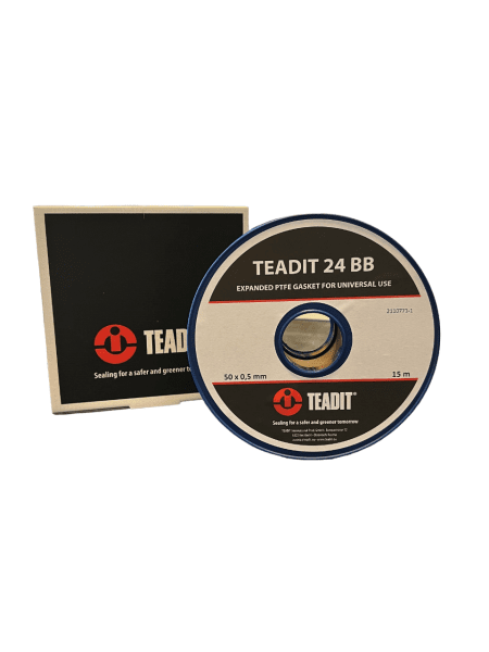 Zoom bild av Teadit 24BB packning förlimmad 25 mm x 0,5 mm (15 m)