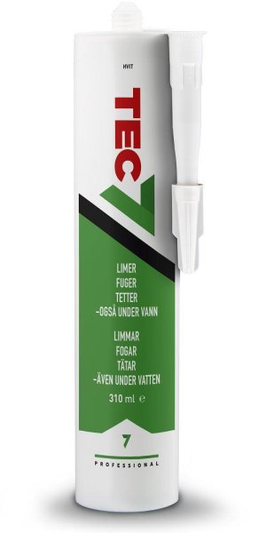 Zoom bild av Lim & Fogmassa vit (310 ml), Tec7